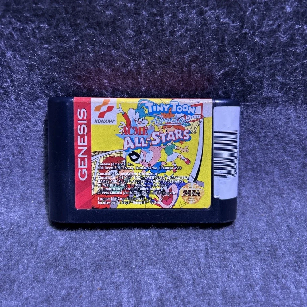 Tiny Toon Adventures: Buster's Hidden Treasure (Sega Genesis, 1993) CIB TESTED‎